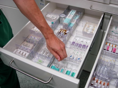 Schubladenorganisation Krankenhaus Schiebeteiler Krankenhaus