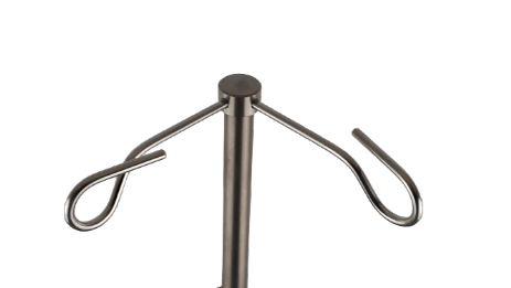 FlasFlaschenhalterung mit 2 Haken für Infusionsstative
